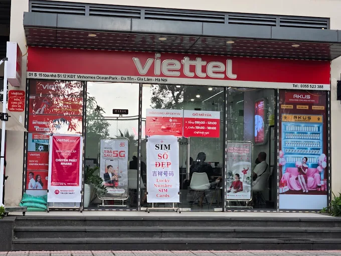 Cửa hàng Viettel Ocean - Shop 01S15 Tòa S1.12 Ocean Park